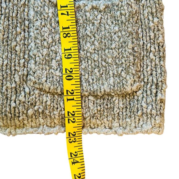 ROYAL ROBBINS Cardigan Sweater Womens Large Chunky Knit Green Cotton Wool Blend - Picture 7 of 8